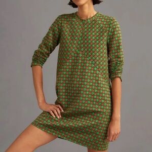 Anthropologie Maeve Jacquard Shift Mini Dress
